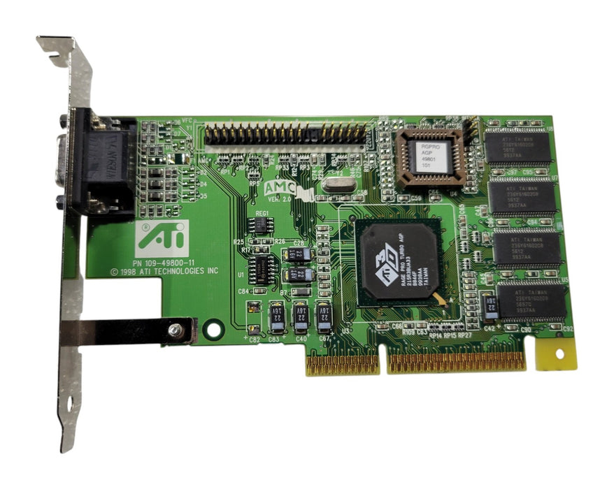 ATI Rage Pro Turbo AGP Graphics Card PN 109-49800-11 VGA