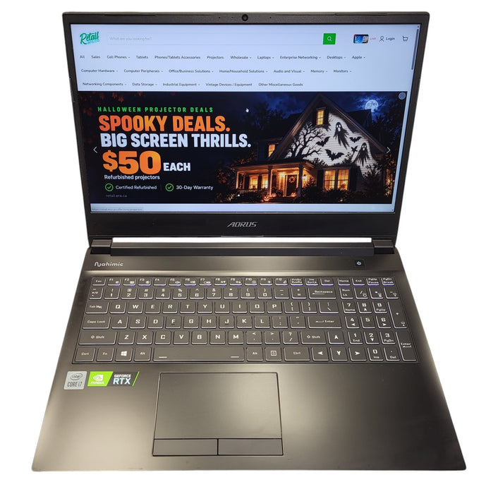 Gigabyte AORUS 5 KB - Core i7-10750H 16GB DDR4 RTX 2060 256GB SSD
