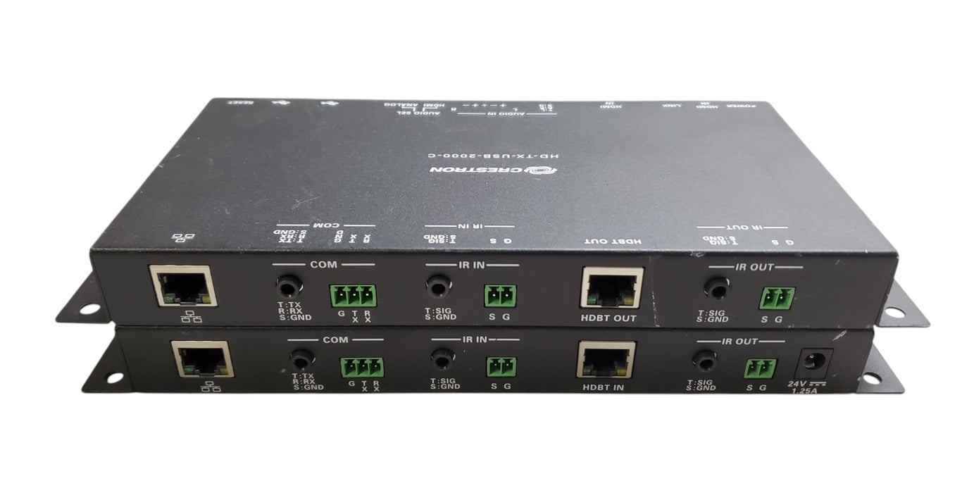 Crestron HD-TX-USB-2000-C & HD-RX-USB-2000-C - Transmitter & Receiver Pair