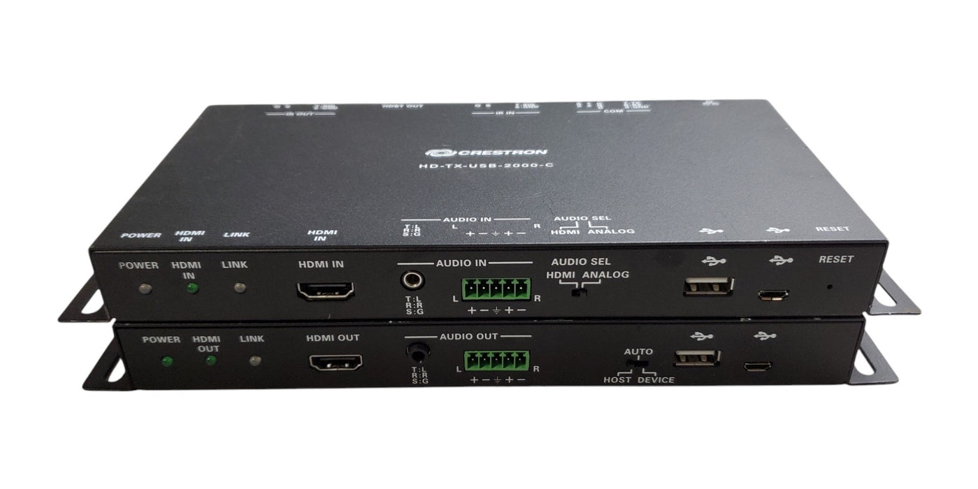Crestron HD-TX-USB-2000-C & HD-RX-USB-2000-C - Transmitter & Receiver Pair