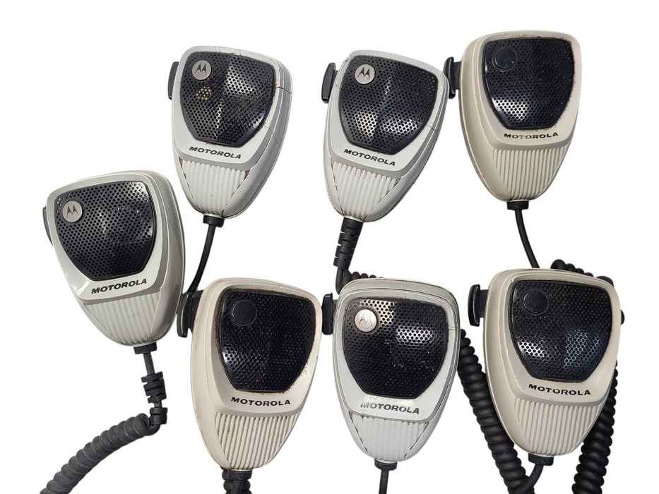 Lot of 7x Motorola HMN1090 Mobile Radio Microphones