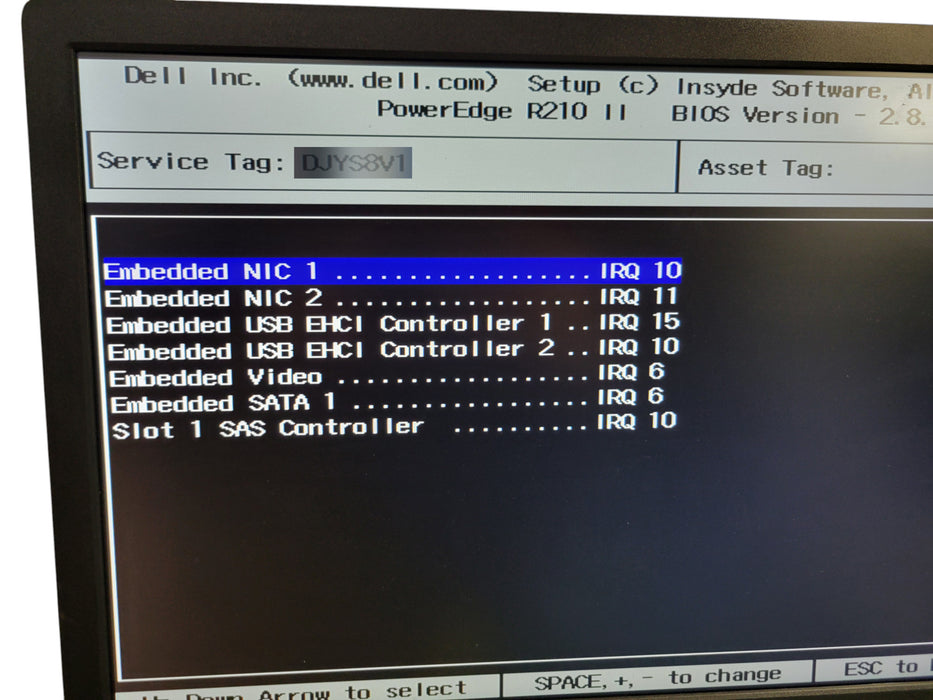 Dell PowerEdge R210 II - Xeon E31220 16GB DDR3 SAS Controller No HDD
