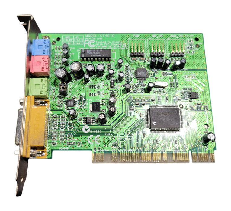 Creative CT4810 Sound Blaster PCI Sound Card Game Port