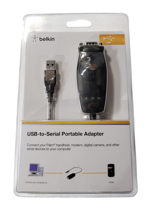 Belkin F5U409v1 USB-to-Serial Portable Adapter DB9 RS-232