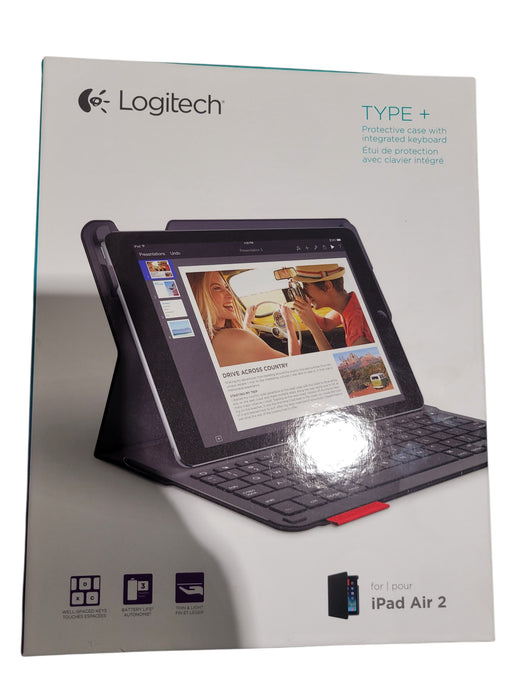 Logitech TYPE+ Protective Case with Integrated Keyboard for iPad Air 2