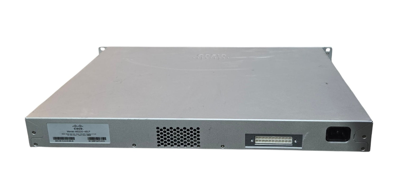 Cisco Meraki MS220-48LP-HW - 48-Port PoE Gigabit Switch 4x SFP | Unclaimed