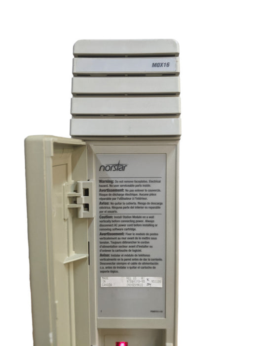 Nortel Norstar M0X16 NTBB41FB-93 Digital Station Module Q