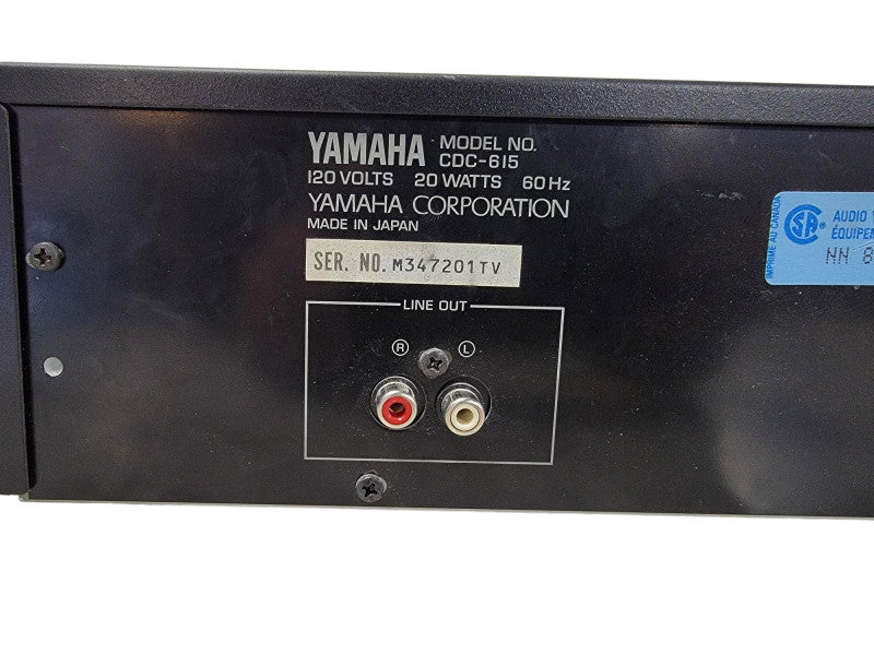 Vintage Yamaha CDC-615 CD Changer | Tested, please read.