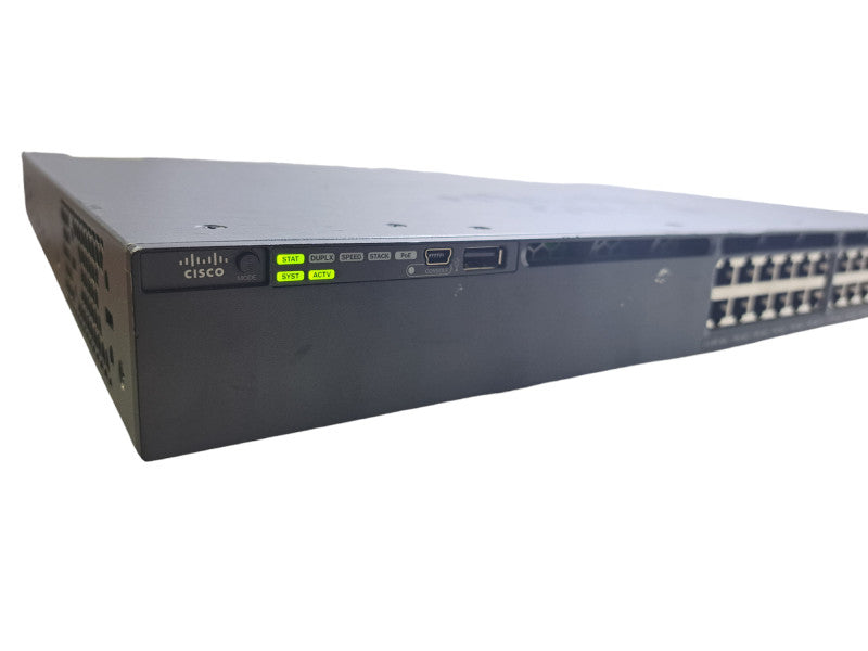 Cisco WS-C3650-24PS-S | 24-Port Gigabit PoE+ | 4x SFP Switch | 2x 640W PSU