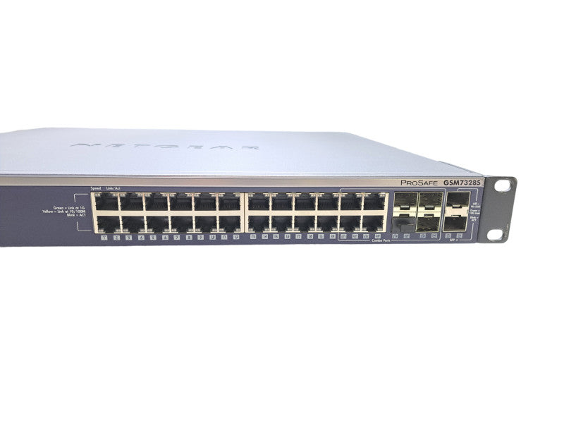 Netgear Prosafe GSM7328S v2 24 + 4-Port Gigabit L3 Managed Switch | 2x SFP+ Q