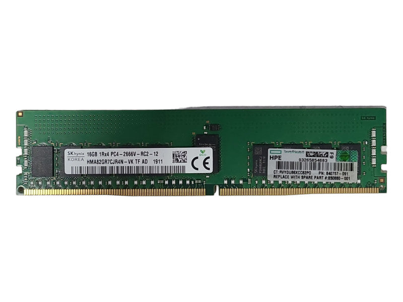 SK hynix 16GB 1Rx4 PC4-2666V-RC2, Server Memory Q