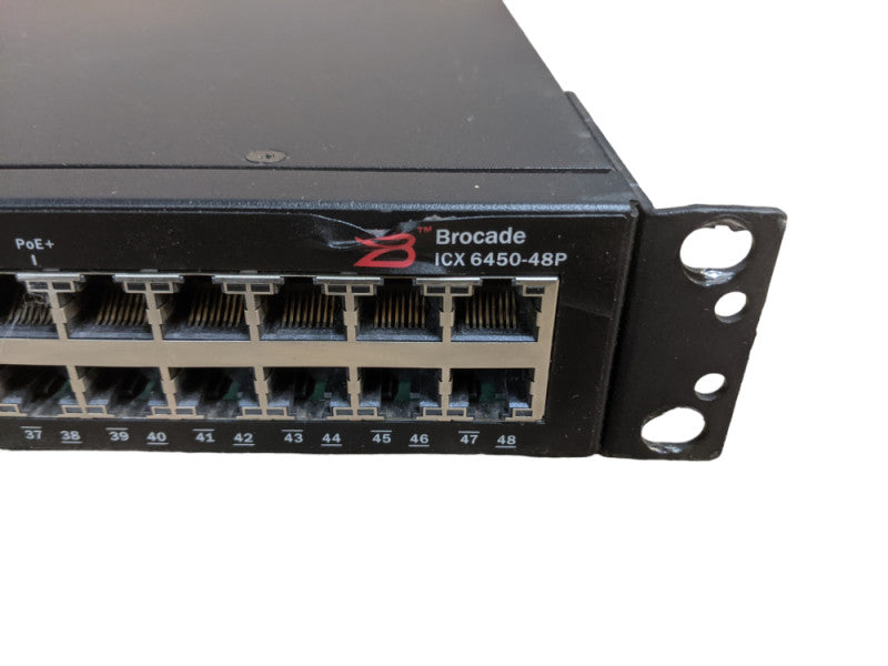 Brocade ICX6450-48P 48 Port PoE Network Switch