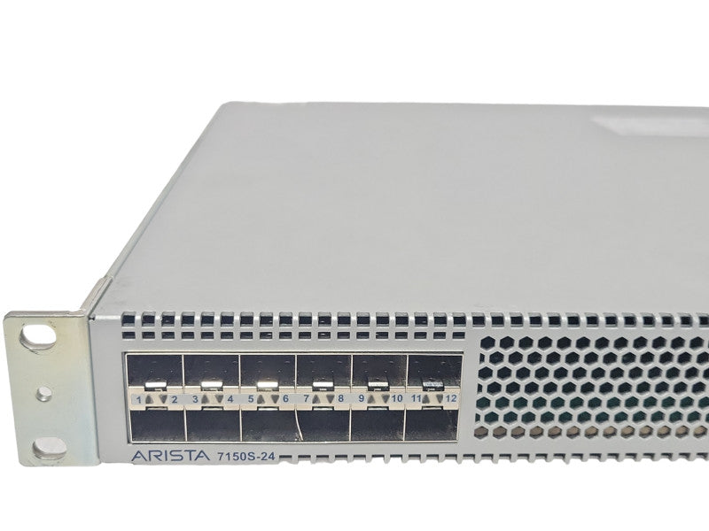 Arista DCS-7150S-24 24-Port 1/10G SFP+ Switch w/ Dual PSU, READ _