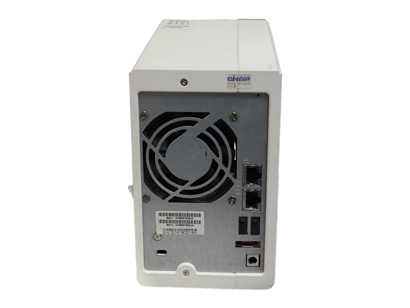 QNAP TS-231 2-Bay NAS Server with 2x 3TB HDDs, Tested & Working