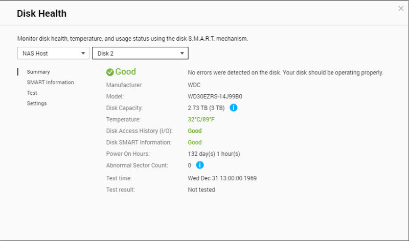 QNAP TS-231 2-Bay NAS Server with 2x 3TB HDDs, Tested & Working