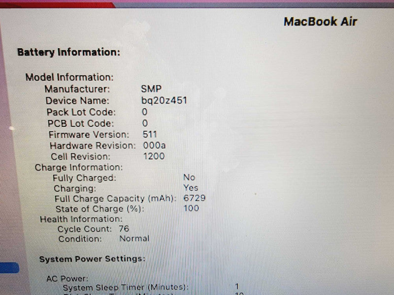 Apple Macbook Air 2017 13\\" 2-Core i5-5350U @ 1.8GHz 8GB DDR3 250GB SSD (