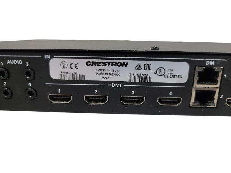 Crestron 3 Series HDMI HBT DMPS3-4K 150-C Presentation System