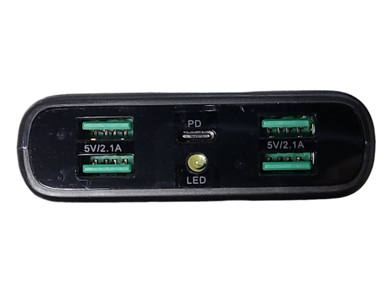 Solar Charger Power Bank 36800mAh, 5 Outputs Portable PowerBank