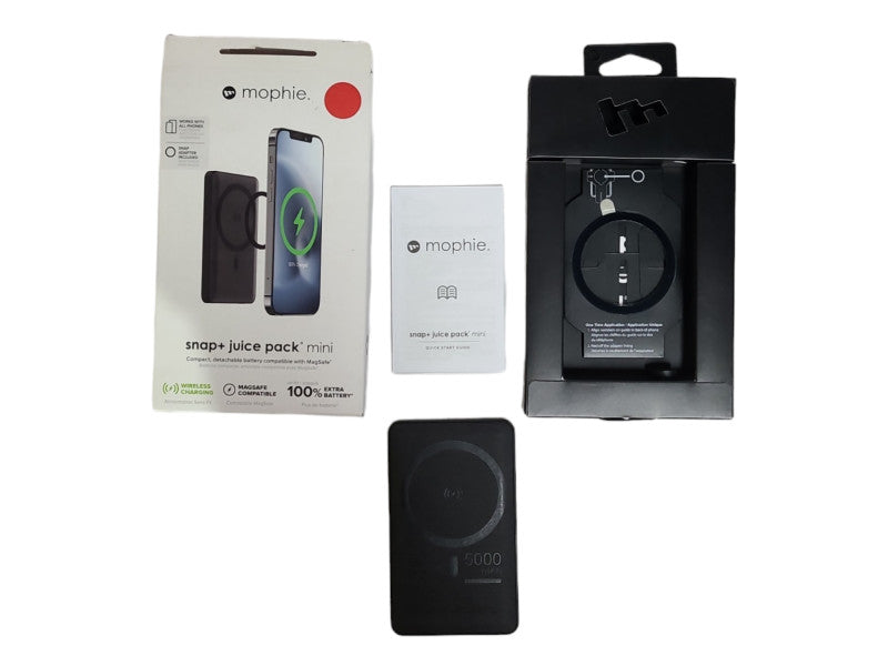 Mophie Snap Juice Pack Mini Wireless Magnetic 5000mAh Charger Battery Magsafe