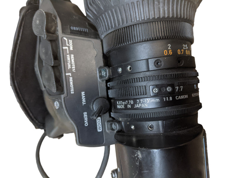 Canon KJ17ex7.7B | 7.7-131mm | Zoom Lens For Parts | No Camera Body | *READ* Q