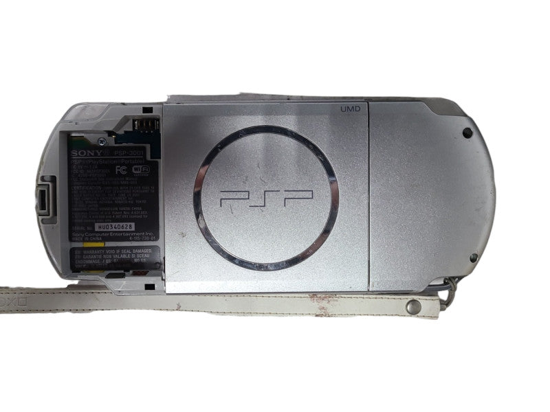 Sony PSP 3001 Silver Console, READ