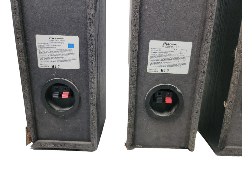 Pioneer S-FCR4700 Speaker System includes 4 x Tower and 1x Center Speaker