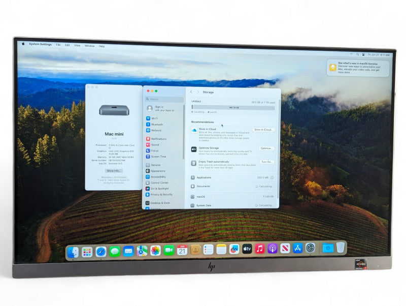 Upgraded Apple Mac mini Late 2018 Intel i5-8500B @ 3.00GHz 32GB RAM 1TB SSD  -