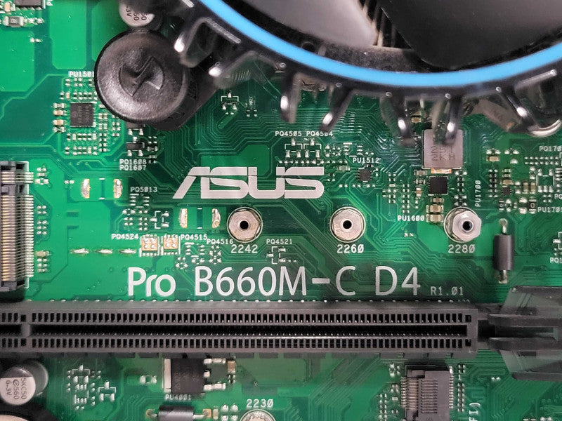 Custom/Asus Pro B660M-C PC, Core i7-13700 2.10GHz 16C, 64GB DDR4 1TB NVMe _