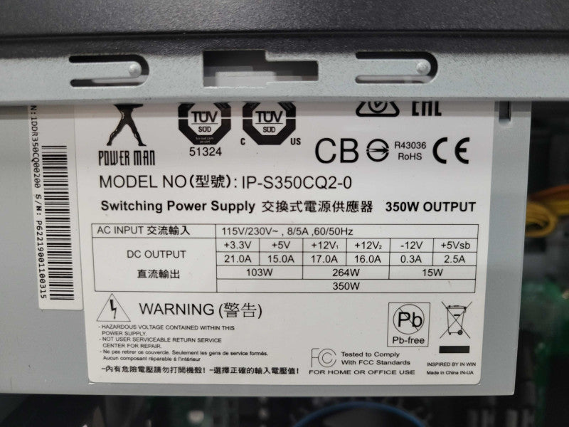 Custom/Asus Pro B660M-C PC, Core i7-13700 2.10GHz 16C, 64GB DDR4 1TB NVMe _