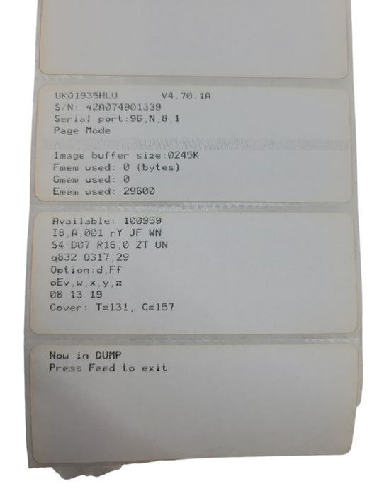 Zebra LP 2844 Direct Thermal Label Printer %