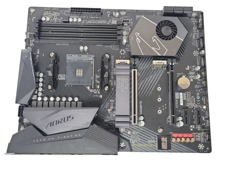 GIGABYTE X570 AORUS ELITE WIFI AM4 ATX AMD Motherboard, READ _