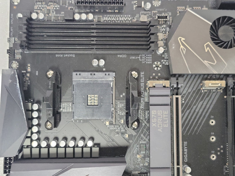 GIGABYTE X570 AORUS ELITE WIFI AM4 ATX AMD Motherboard, READ _