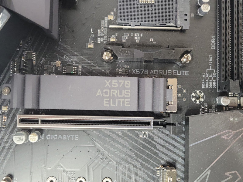 GIGABYTE X570 AORUS ELITE WIFI AM4 ATX AMD Motherboard, READ _