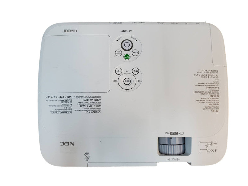 NEC NP-M300W HDMI & VGA 1280x800 3000 Lumen Projector @