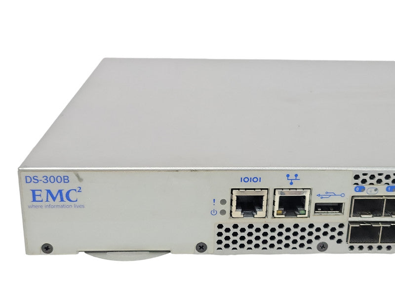 EMC2 DS-300B 24-Ports 8Gb Fiber Channel Switch 16 Active Ports _