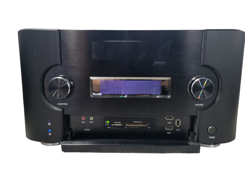 SILVERSTONE Black Aluminum Crown Series CW02B-MXR ATX Media Center