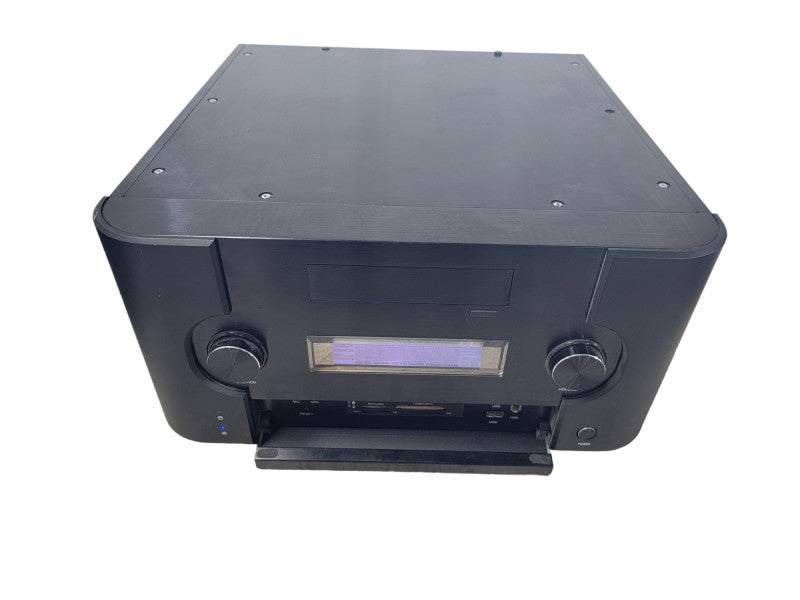 SILVERSTONE Black Aluminum Crown Series CW02B-MXR ATX Media Center