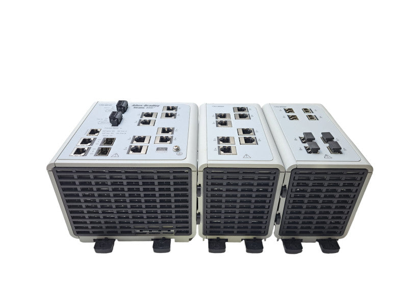 Allen Bradley 1783-MS10T Stratix 8000 Ethernet Switch | + 1783-MX08T & MX08F