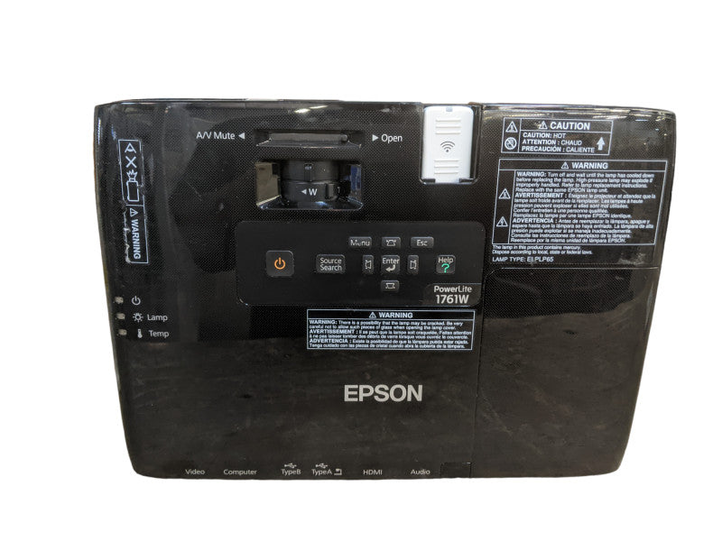 EPSON H478A PowerLite 1761W WXGA 3LCD Projector