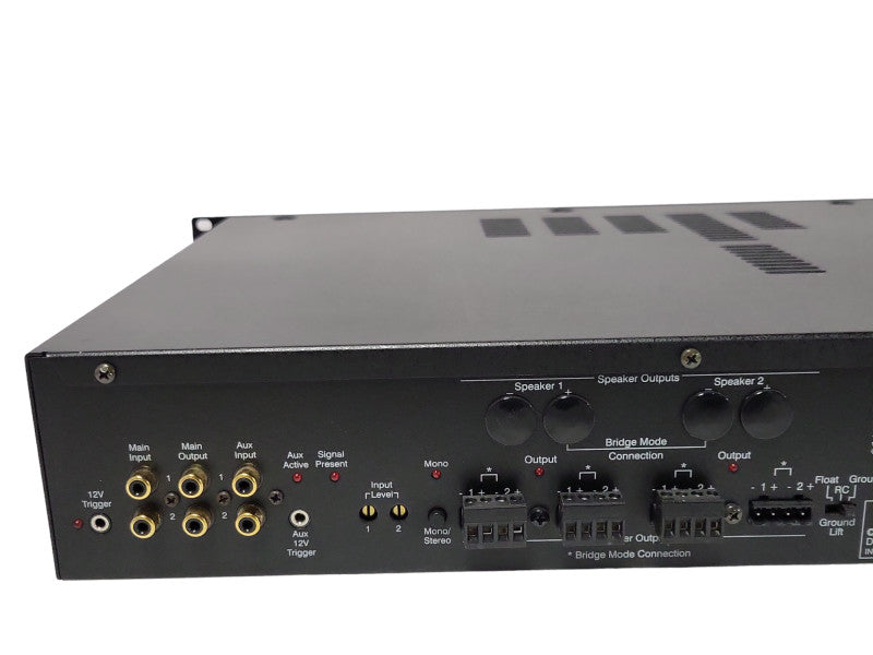 AudioControl Architect Model 210 EQ 2-Channel Stereo Amplifier, READ _