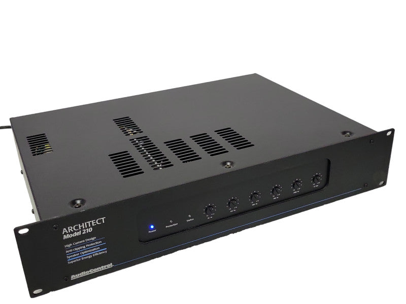 AudioControl Architect Model 210 EQ 2-Channel Stereo Amplifier, READ _
