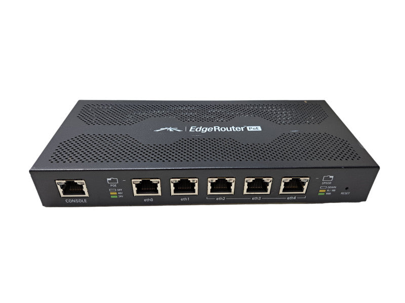 Ubiquiti ERPoe-5 EdgeRouter | 5-Port PoE Router | Factory Reset