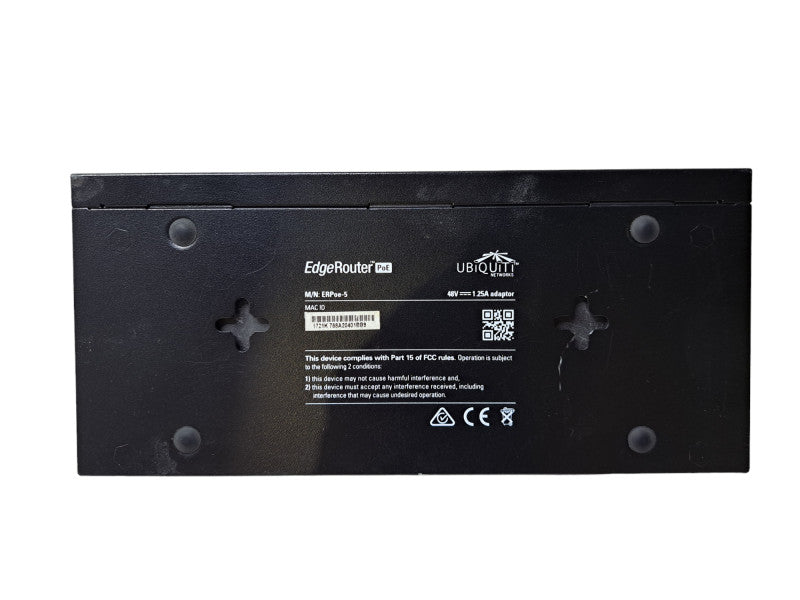 Ubiquiti ERPoe-5 EdgeRouter | 5-Port PoE Router | Factory Reset