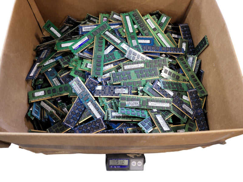 AS-IS Non-Heat sink RAM/Memory 51lb/23.1KG READ $