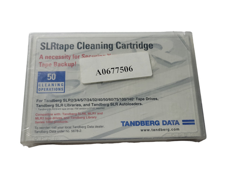 New SLR Cleaning Cartridge 5678-2 Tandberg Data 50 Cleaning OperatioN _
