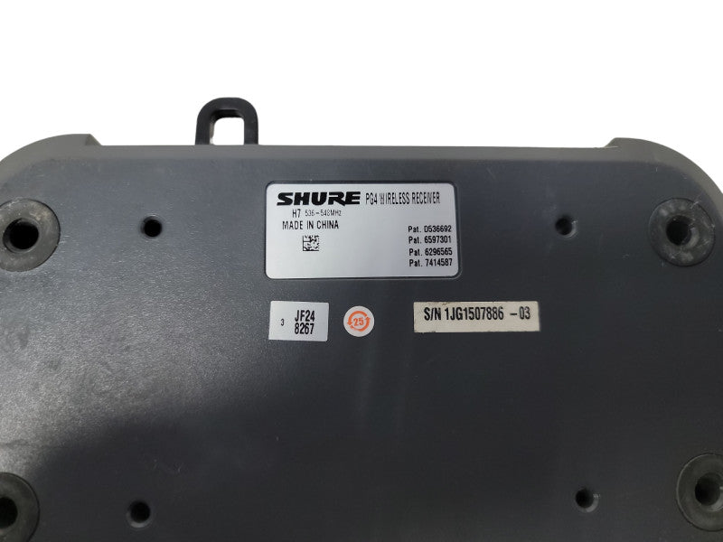 Shure PG4 Wireless Microphone Receiver Working