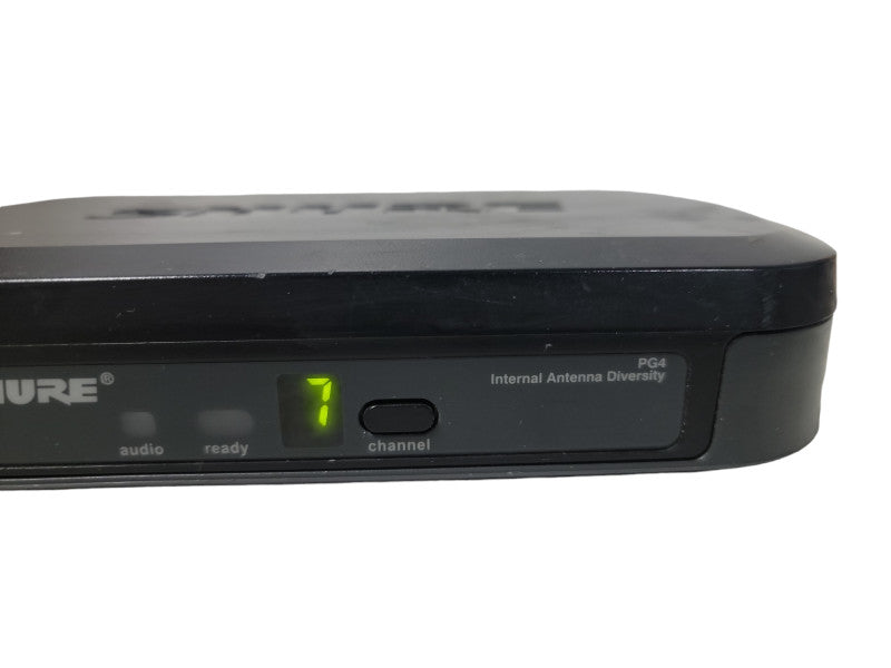 Shure PG4 Wireless Microphone Receiver Working