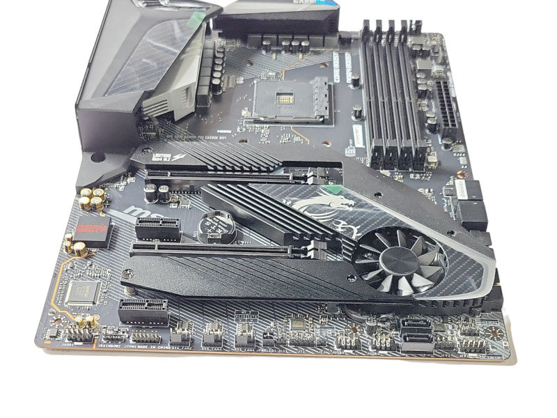 MSI MPG X570 GAMING PRO CARBON WIFI ATX AM4 Motherboard, read _