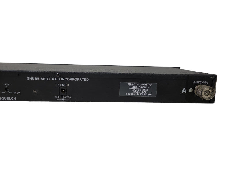 Shure SLX4 CE Diversity Receiver W/ Power Supply
