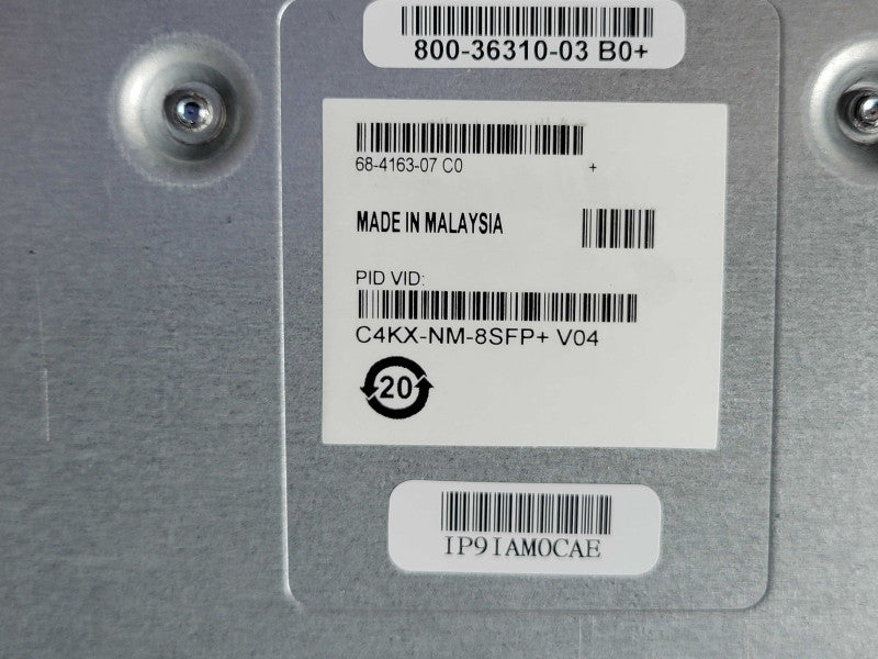 Cisco C4KX-NM-8SFP+ V04 8-Ports 10 Gigabit Ethernet Expansion Module _